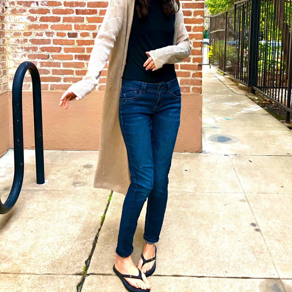 Wit and Wisdom Dark Blue Denim Skinny Jeans